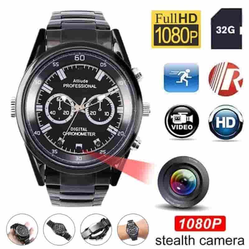 Spy Smartwatch with Hidden 1080p Camera and 8GB Memory for Calls - Arfa Mart