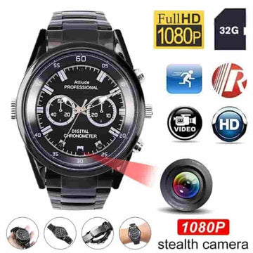 Spy Smartwatch with Hidden 1080p Camera and 8GB Memory for Calls - Arfa Mart