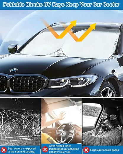 Car Windshield Sun Shade Front Window Block UV Rays & Sun Heat