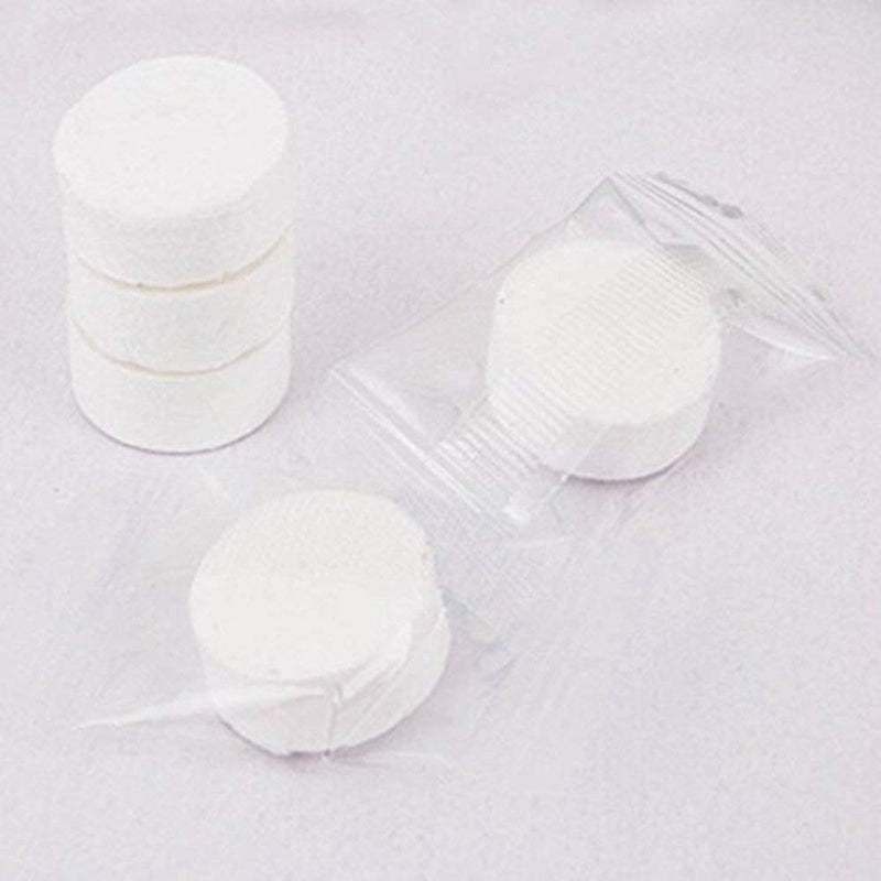 50 pcs Portable Travel Cotton Compressed Towels, Natural Fiber, Expandable