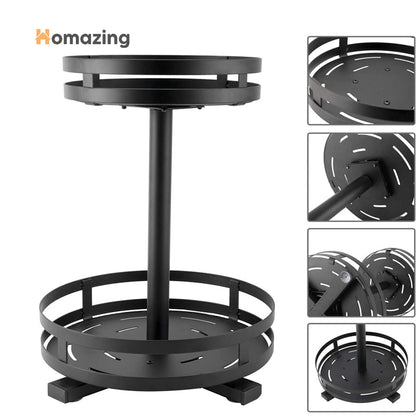 Rotating Iron Storage Racks