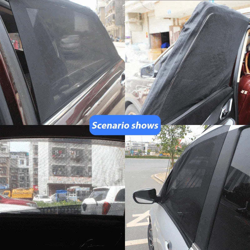 4 Pcs Universal Car Window Shade - Arfa Mart