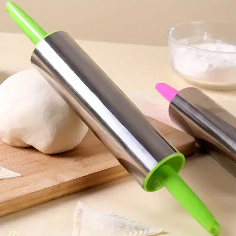 Stainless Steel Rolling Pin - Arfa Mart