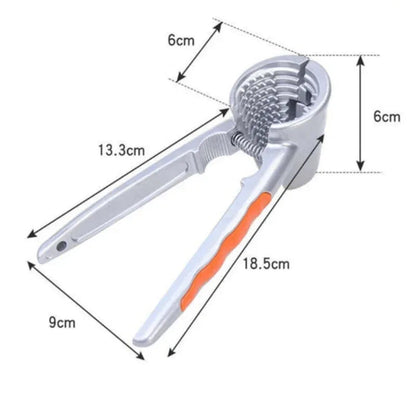 Multifunction Almond Nut Cracker with Labor-Saving Lever Design