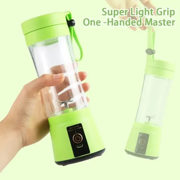 QLLIPIN QL-602 Portable Rechargeable Juice Blender with USB Charging and Safety Features
