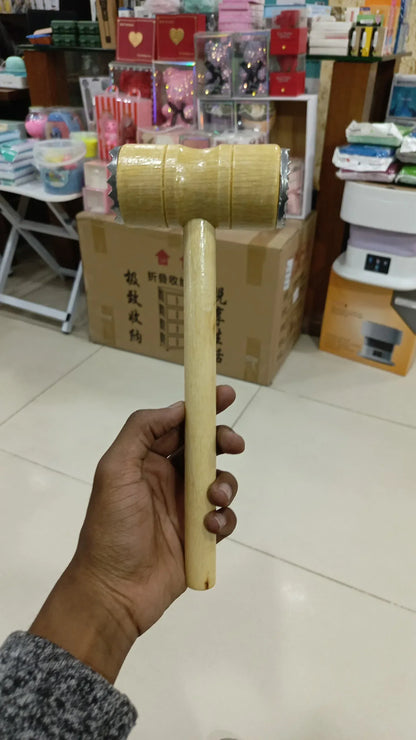 Double Sided Wooden Meat Hammer - Arfa Mart
