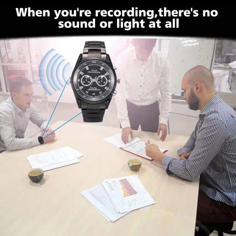 Spy Smartwatch with Hidden 1080p Camera and 8GB Memory for Calls - Arfa Mart