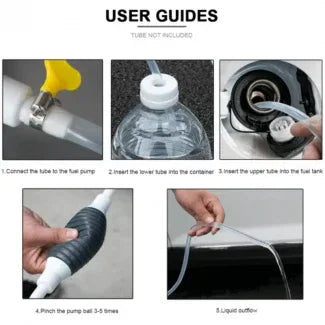 Water Petrol Oil Transfer Pump - Lightweight Liquid Transfer Tool - Arfa Mart