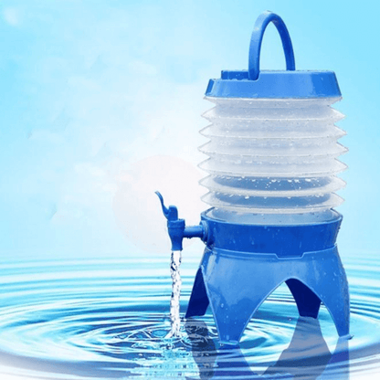 Collapsible Beverage Dispenser - Lightweight, Foldable, Durable, Easy to Carry for Camping