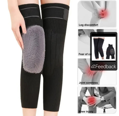 2pcs Cashmere Knee Pads Winter Warm Men women