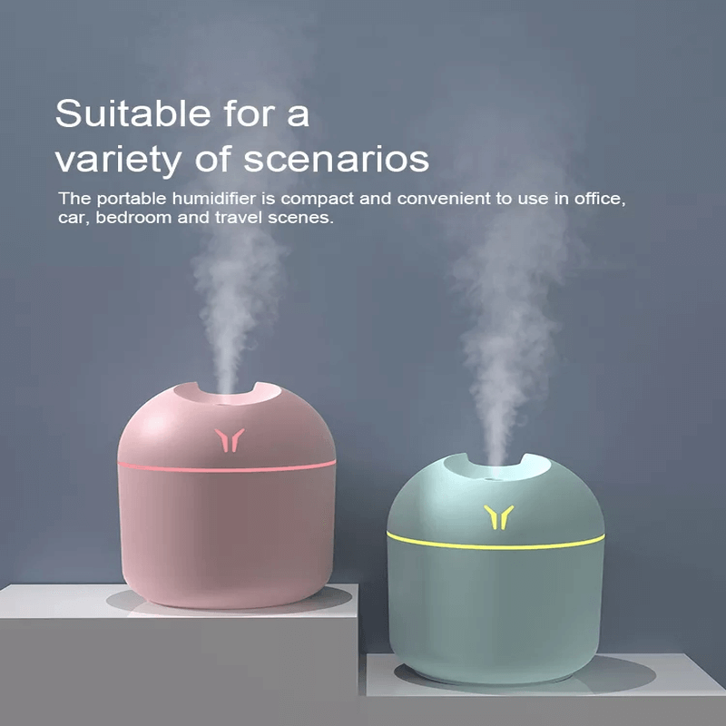 Ultrasonic Mist Maker Humidifier with LED Night Lamp for Home Comfort