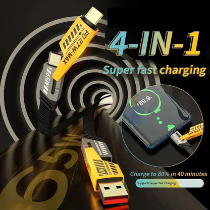 4 in 1 Ultra Fast Cable - Arfa Mart