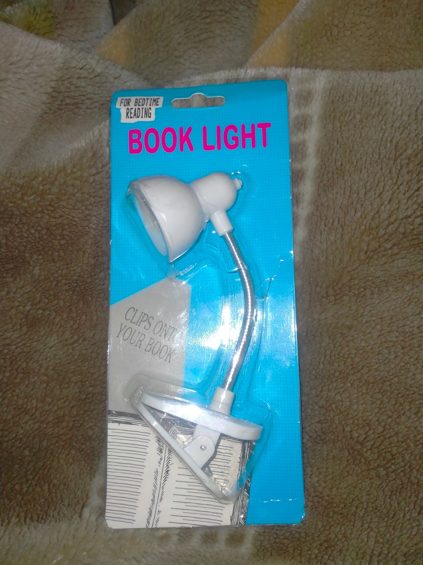 Mini Book Light LED Clamp with Flexible Gooseneck for Reading and Work