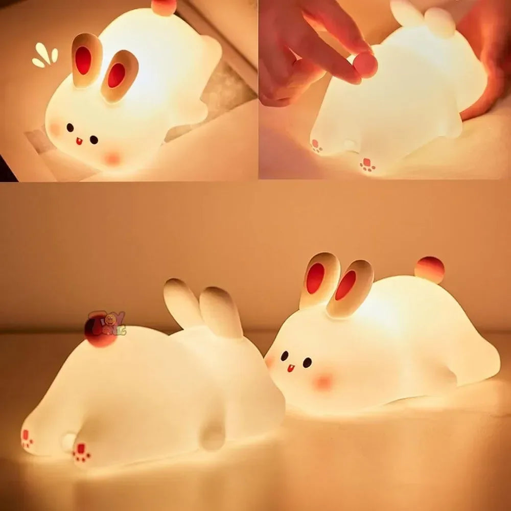 Big Face Rabbit silicone Lamp - Arfa Mart