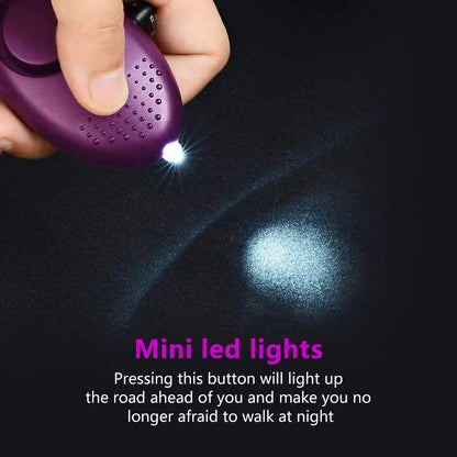 Personal Security Alarm Keychain with LED Light - 140DB Emergency Alarm - Arfa Mart