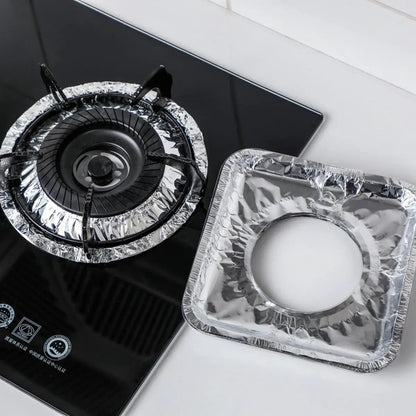 10 pcs Stove Top Cover Aluminum Foil Stove Burner - Arfa Mart