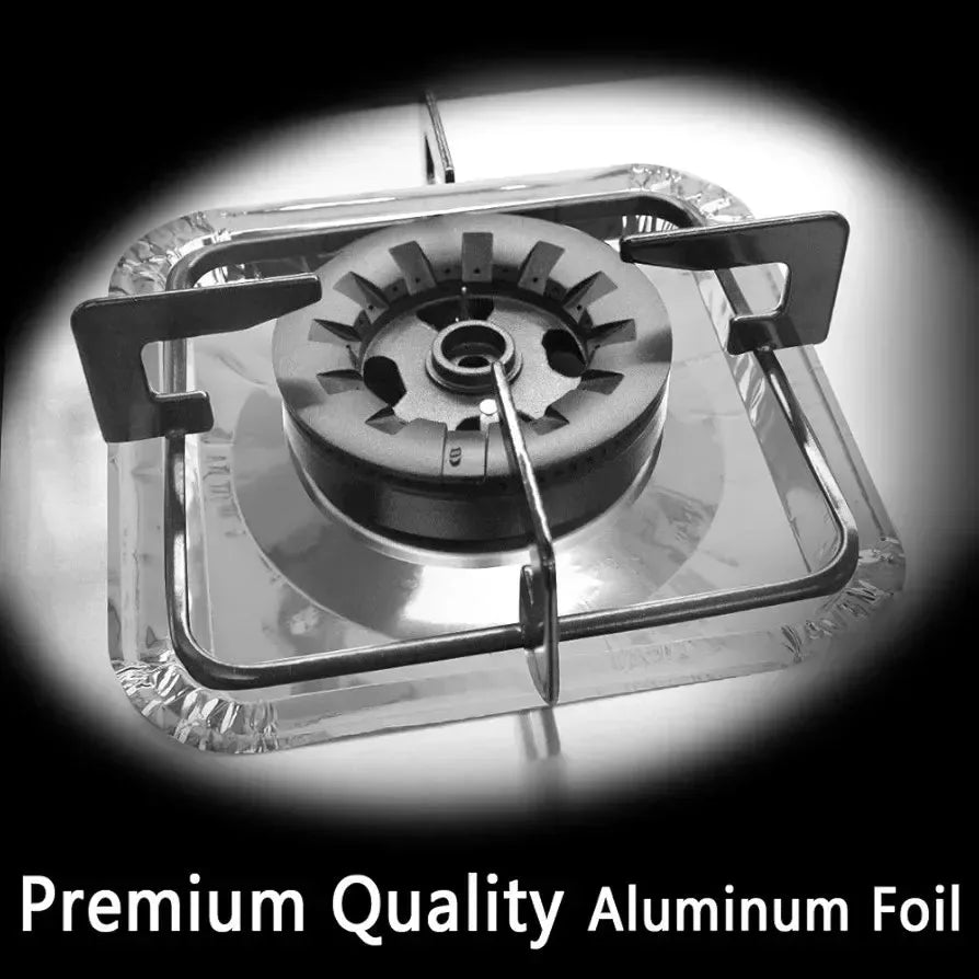 10 pcs Stove Top Cover Aluminum Foil Stove Burner - Arfa Mart