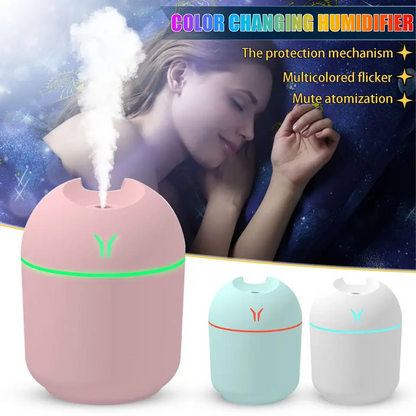 Ultrasonic Mist Maker Humidifier with LED Night Lamp for Home Comfort
