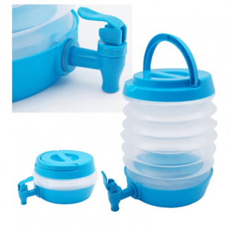 Collapsible Beverage Dispenser - Lightweight, Foldable, Durable, Easy to Carry for Camping