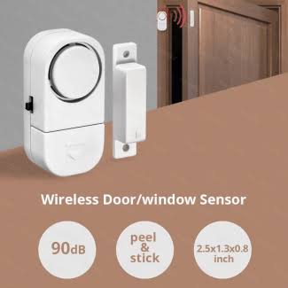 Anti-Theft Security Alarm Sensor for Home with 90dB Magnetic Entrance Detector
