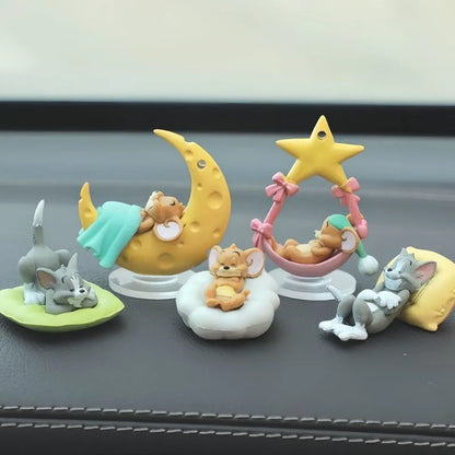 Pack of 5 Tom and Jerry Car Ornament Cute