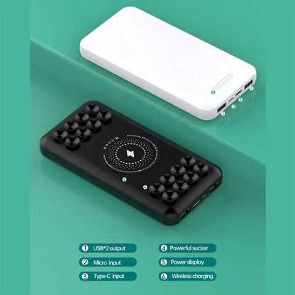 X09 10000 MAh Wireless PD Fast Charging 2.1A 4 Output Power Bank