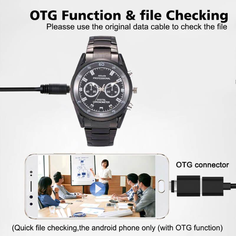 Spy Smartwatch with Hidden 1080p Camera and 8GB Memory for Calls - Arfa Mart