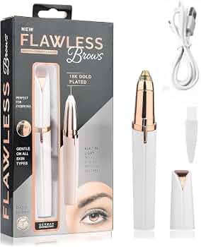 Finishing Touch Flawless Brows Eyebrow Hair Remover for Safe, Pain-Free Shaping