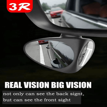 Car Blind Spot Mirror 360 Adjustable Auxiliary Rearview Mirror for Safer Driving