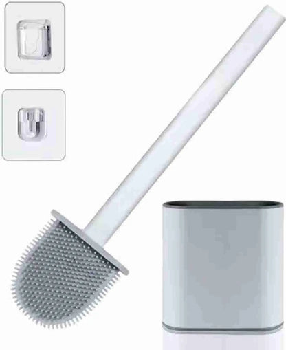 Silicone Toilet Brush with Holder