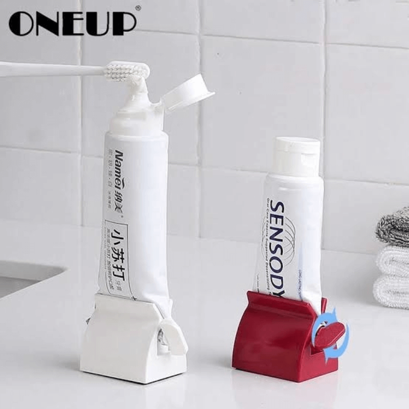 Rolling Toothpaste Squeezer ABS Heavy-Duty Tube Holder for Creams and Foams
