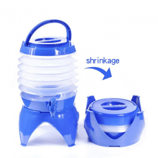Collapsible Beverage Dispenser - Lightweight, Foldable, Durable, Easy to Carry for Camping