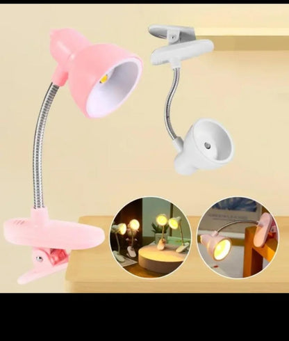 Mini Book Light LED Clamp with Flexible Gooseneck for Reading and Work