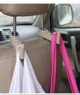 2 Pcs Car Seat Coat Hook Purse Bag Hanging Hanger Organizer - Arfa Mart
