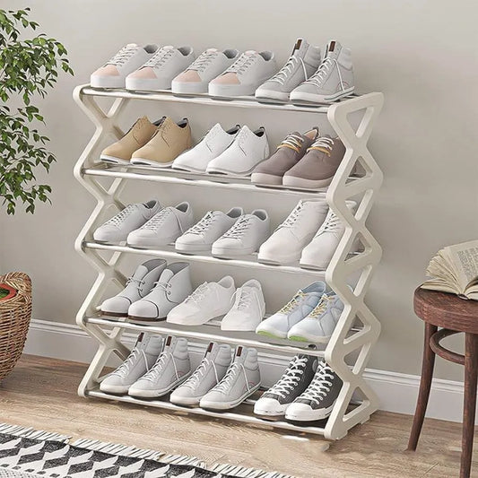 4 Layers X-Shape Shoes Rack
