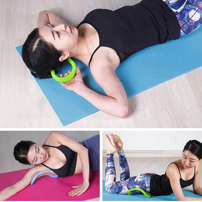 Yoga Ring Pilates Fitness Circle with Ergonomic Design for Body Shaping and Pain Relief