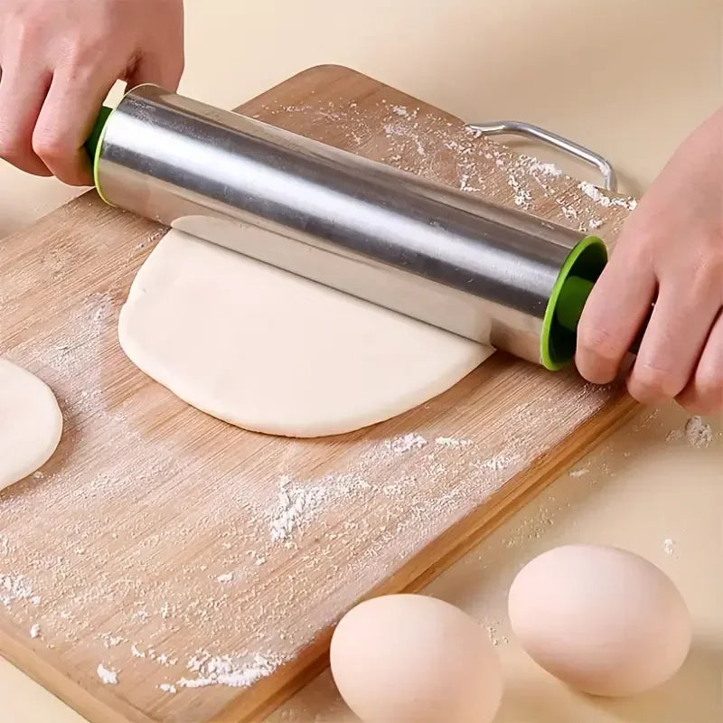 Stainless Steel Rolling Pin - Arfa Mart