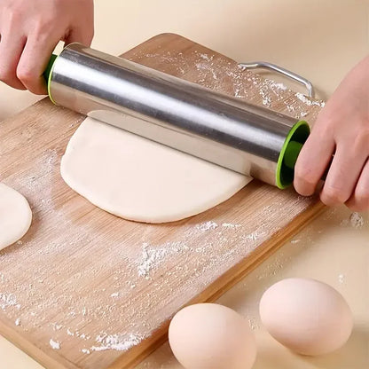 Stainless Steel Rolling Pin - Arfa Mart