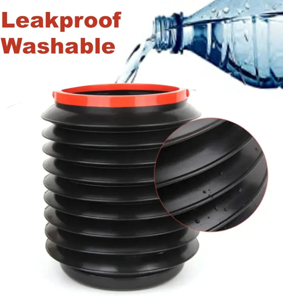 Foldable Bucket Portable Storage Mini Trash Can Multipurpose Plastic Pail