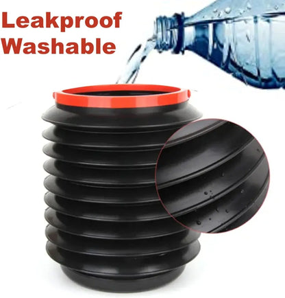 Foldable Bucket Portable Storage Mini Trash Can Multipurpose Plastic Pail