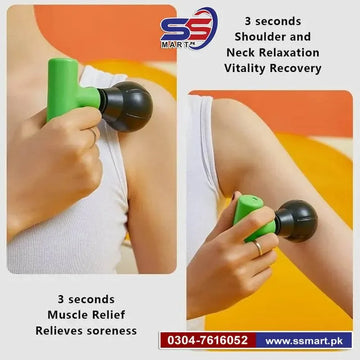 Rechargeable Mini Facial Gun Massager - Arfa Mart