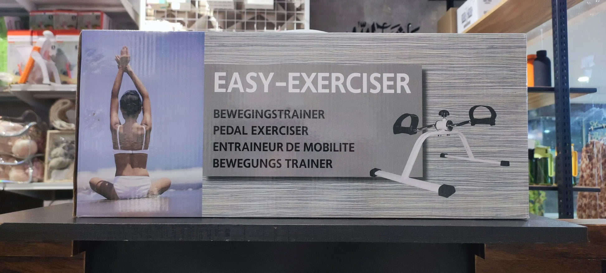 Portable Pedal Exerciser Gym Bike with on-Board Computer and Adjustable Tension - Arfa Mart