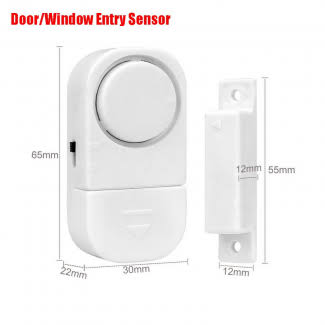 Anti-Theft Security Alarm Sensor for Home with 90dB Magnetic Entrance Detector