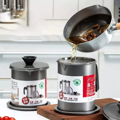 Oil filter pot with strainer - Arfa Mart