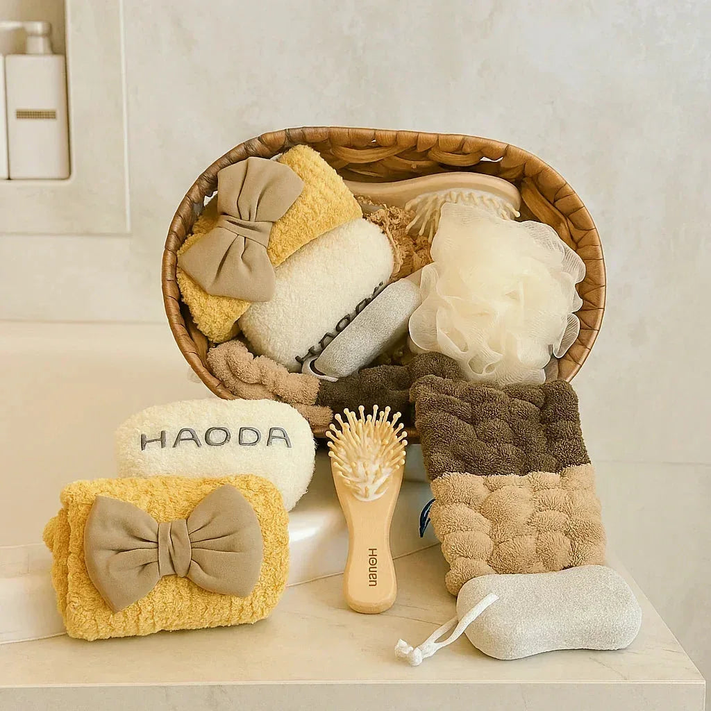 HD-2550 Luxury Bathroom Essentials Gift Set Premium Bath Kit - Arfa Mart