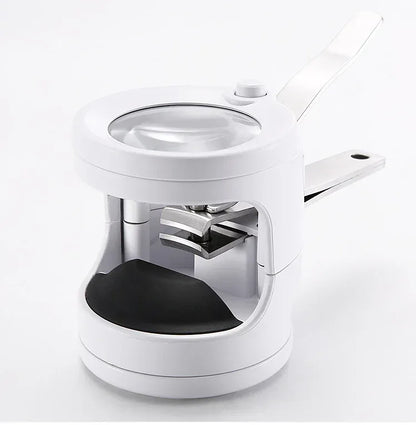 Nail clipper with 8x magnifier glass, led light and nail filer
Rechargeable - Arfa Mart