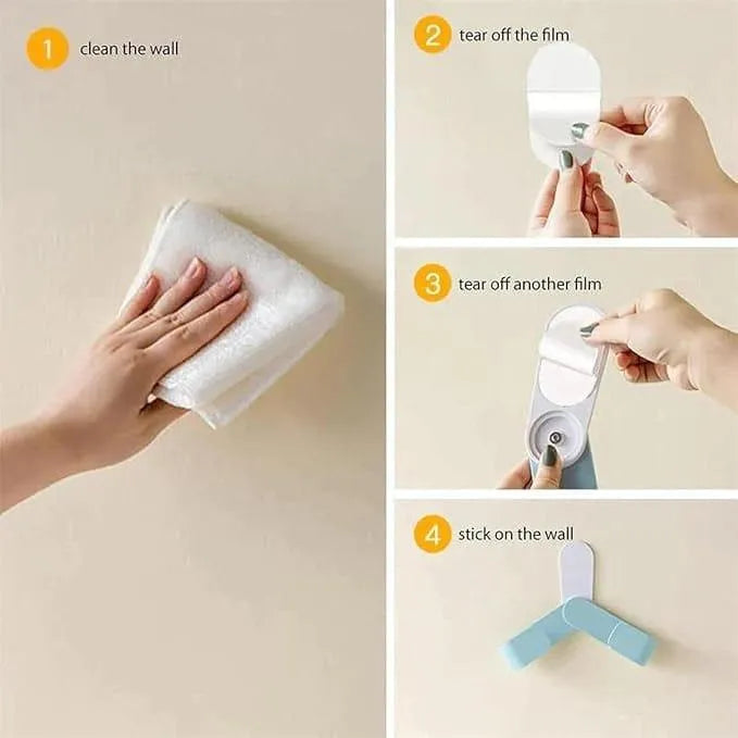 1 Pcs Self Adhesive Rotatable Lid Holder
