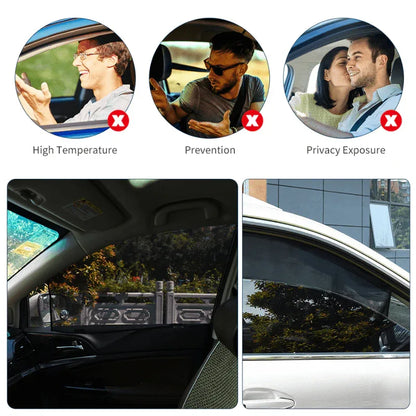 4 Pcs Universal Car Window Shade - Arfa Mart