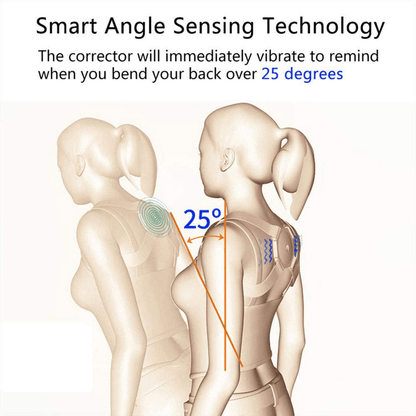 Posture Corrector with Intelligent Sensor and Vibration Reminder for Neck and Back Pain Relief