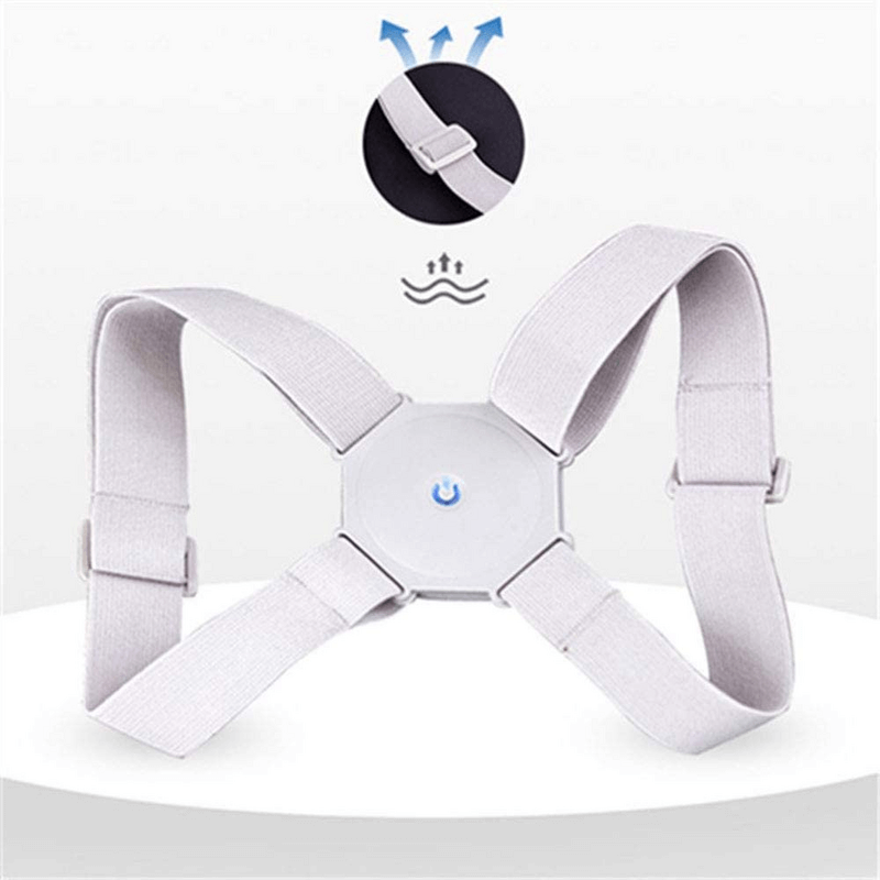 Posture Corrector with Intelligent Sensor and Vibration Reminder for Neck and Back Pain Relief